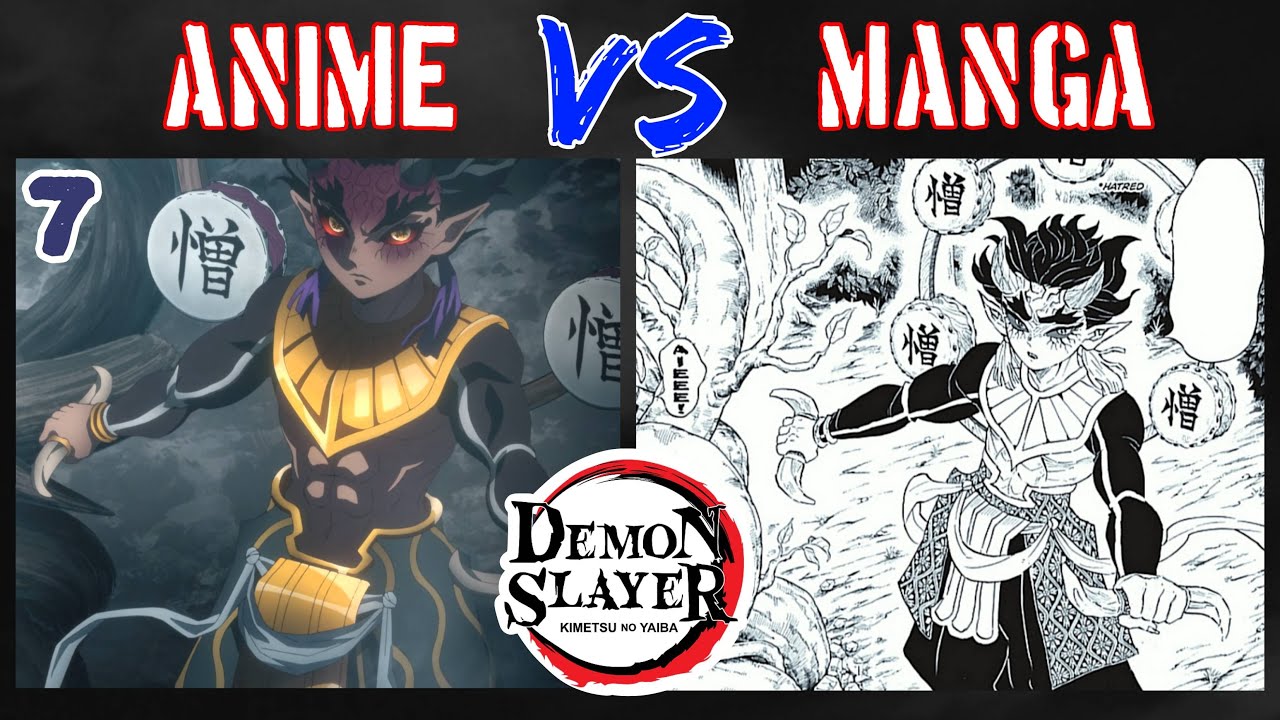 Anime VS Manga  Demon Slayer : Kimetsu no Yaiba Season 3 Episode