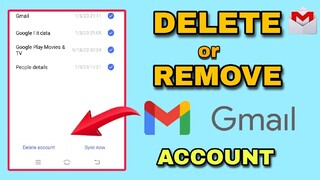 PAANO MAG REMOVE OR DELETE ANG GMAIL ACCOUNT | JOVTV