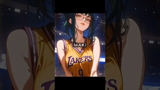 Anime characters in Lakers 🏀trend #shortvideo #anime #goku #animeedit #naruto #viral #shorts