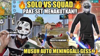 KETIKA AMBOE PAKE SET MENAKUTKAN DISITULAH KALIAN JADI PETI!! SOLO VS SQUAD🔥