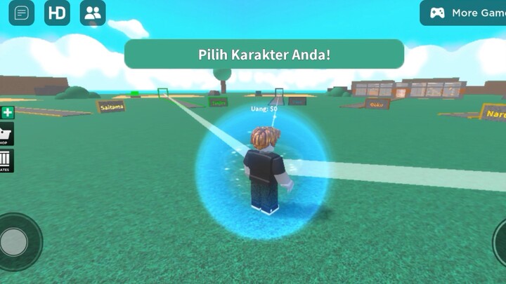 siapa yang suka main game anime di Roblox??