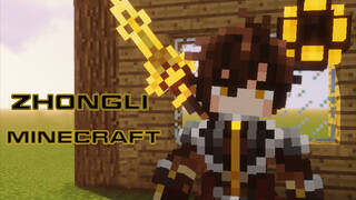 [Minecraft x Genshin Impact] Membuat Zhongli di Minecraft