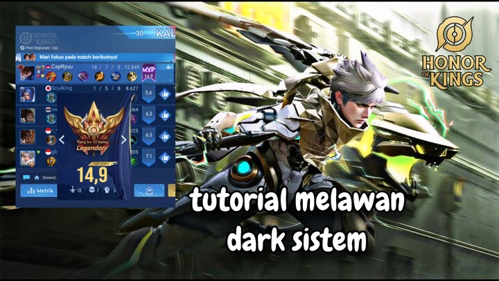 [TA] Memecahkan teori indo darksistem?👿 malahan 1 vs 9😄😔 [gameplay-honorofkings]