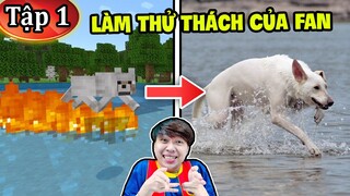 Vinh Làm Thử Thách Của Fan TẬP 1 : "CON CHÓ BAY TRÊN MẶT NƯỚC" TẠI SAO NÓ LẠI LÀM ĐƯỢC NHƯ VẬY NHỈ?