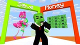 Monster School: Money run challenge - Save Mommy Long Legs | Minecraft Animation