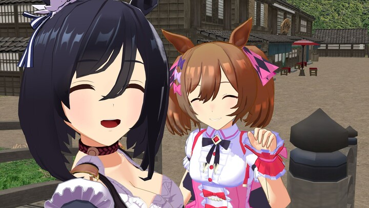 "Uma Musume: Pretty Derby MMD" Kenapa makan kepala ikan dulu saat makan ikan?