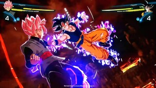 Dragon Ball Sparking Zero - Ultra Instinct Sign Goku vs SSJ Rose Goku Black & Hercule Gameplay (HD)