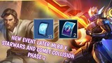 MLBB X Starwars and Comet Collision Recharge task and free draw token event later 4 pm