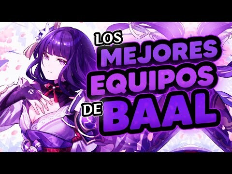 ✅TOP 3 🏆 EQUIPOS de SHOGUN RAIDEN ⚡EI // BAAL + BONUS SUPPORT TRACK Genshin Impact