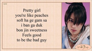 KAI (카이) - Peaches (Easy Lyrics)