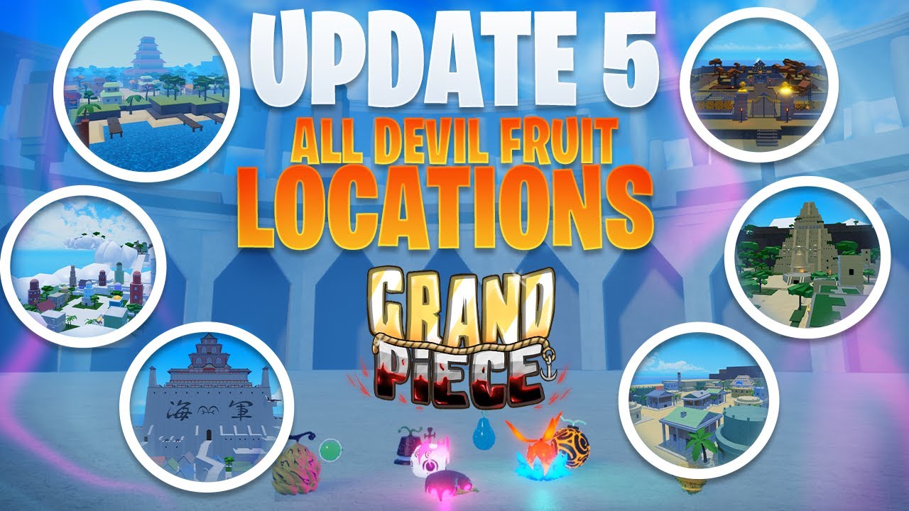 Grand Piece Online: How To Get Devil Fruit and Spawn!!! 