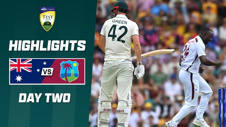 Australia v West Indies | Second Test | Day 2