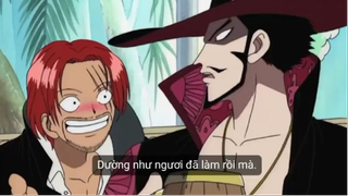 Shanks xuất hiện với rượu cùng bè bạn