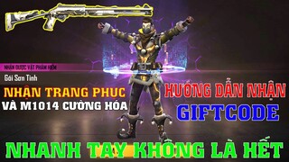 [ Free Fire ] Cách Nhận Mã Code FreeFire Và Nhận Set Đồ Sơn Tinh Và M1014 Cường Hóa Free - Học Mõm