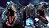 T. Rex VS Indominus Rex | Jurassic World | CLIP
