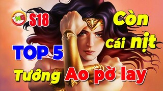 Top 5 tướng Outplay khiến Sát Thủ Còn Cái Nịtt Mùa 18 phiên bản cúp vinh quang TNG liên quân mobile