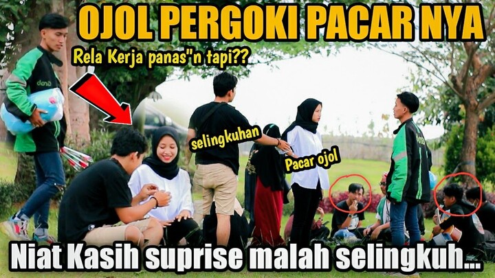 VIRAL OJOL PERGOKI PACARNYA LAGI SELINGKUH, NIAT NGASIH SUPRISE MALAH LAGI BERDUAAN