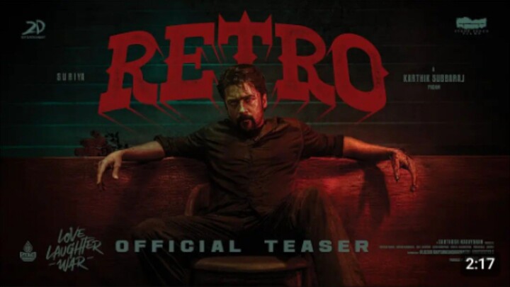 Retro - Title Taaser | Suriya | Karthik Subbaraj | pooja Hegde |Santhosh Narayanan