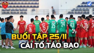 Buổi Tập 25/11: HLV Park Xếp Lại Đôi Cánh Với Nhiệm Vụ CẢI TỔ TÁO BẠO Tại AFF CUP 2021