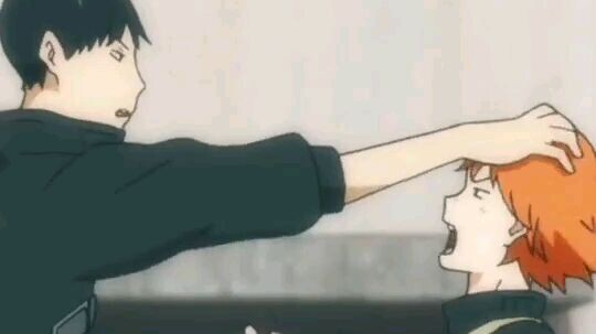 video lucu haikyuu... Kageyama & shoyo