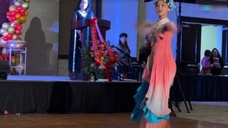 Ngoại hình gây sốc! Ngoại hình gây sốc! Bữa tiệc khiêu vũ của người Mỹ gốc Hoa, trần múa cổ điển