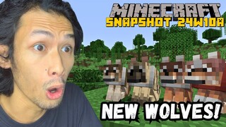 MAY MGA BAGONG ASO SA MINECRAFT?! | MINECRAFT 1.21 Snapshot 24w10a