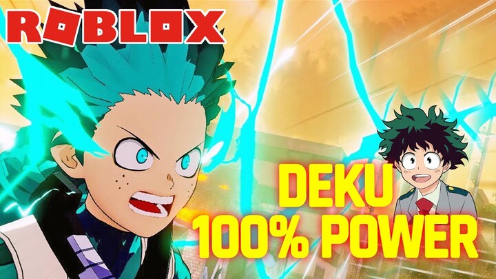 ROBLOX INDONESiA | SEBERAPA KUAT DEKU 100% POWER ? 😁