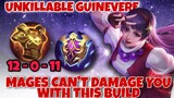 GUINEVERE COUNTER ALL MAGE WITH THIS BUILD COMPLETE GUIDE |UNKILLABLE |TOP GLOBAL | MOBILE LEGENDS