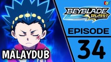 [S02.E34] Beyblade Burst : Evolution | Malay Dub