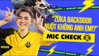 "ZUKA BACKDOOR NUỘT KHÔNG ANH EM?" - @HEAVY Triết | MIC CHECK Tuần 2 - Đấu Trường Danh Vọng