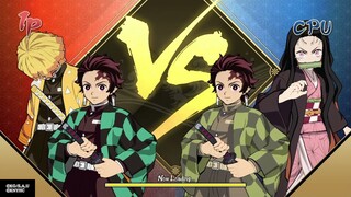 demon slayer game tanjiro and zenitsu vs tanjiro and nezuko very easy boulder clearing