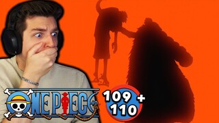 Crocodile DESTROYS Luffy... | One Piece REACTION Episode 109 + 110