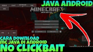 Cara DOWNLOAD Minecraft Java Edition Di MOBILE! (1.16+) - Minecraft Pocket Edition