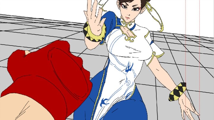 [Chun-Li vs. Ryu] Animation Practice