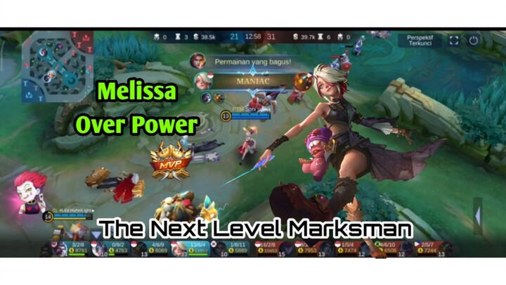 Melissa memburu musuh | MLBB Mobile Legend