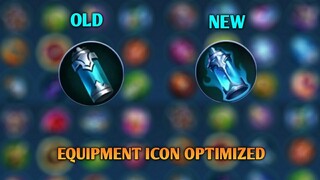 NEW Equipment Icon Looks In Mobile Legends