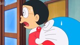 Nobita used props to turn his house into a maze, but he thought it was too complicated to get out an