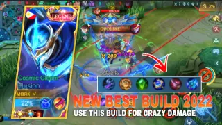 GUSION FASTHAND CRAZY DAMAGE BUILD | GUSION NEW BEST BUILD