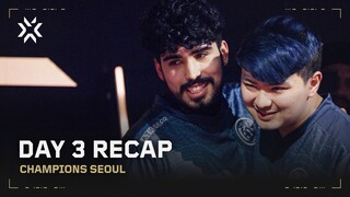 UPSET ALERT // VALORANT Champions Seoul Day 3 Highlights