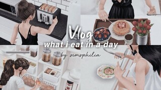 what I eat in a day 🥞 | sims freeplay vlog