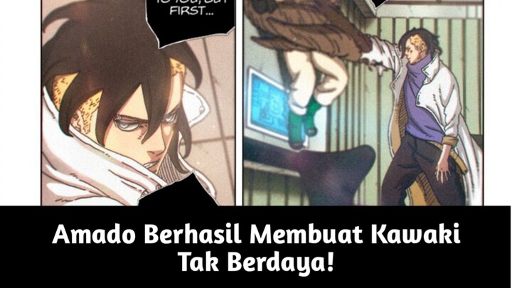 Kawaki Dibuat Tak Berdaya Oleh Amado, Negosiasi Dimulai! Spoiler Manga Boruto TBV Chapter 18!