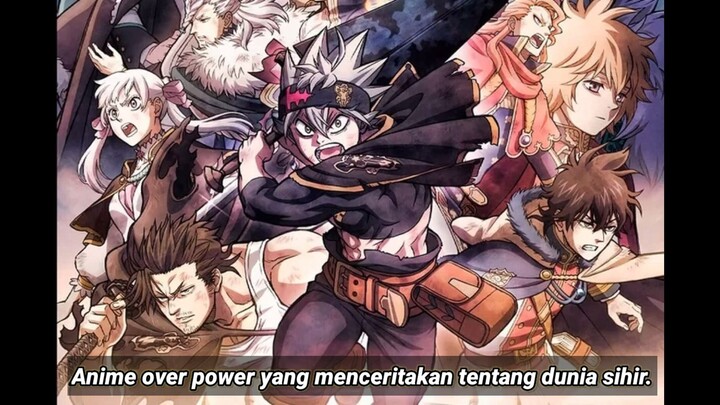 Anime over power menceritakan  dunia sihir