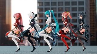 MMD Gokuraku Jodo 5ver Gokuraku Jodo 5ver --Miku / Haku / Teto / ลูก้า / หลัว