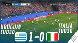 Uruguay vs Italia [1-0] HIGHLIGHTS | Video Juego Simulación & Recreación