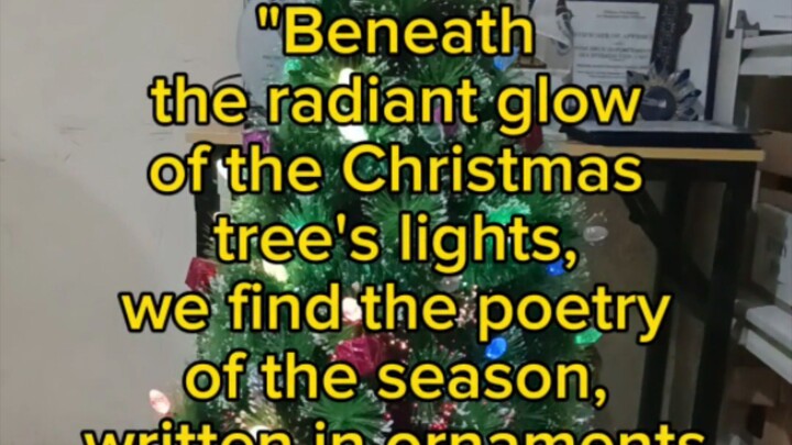 Yuletide Radiance: A Christmas Tree's Light