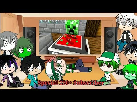 Monster School react to Cooking Challenge (Special 250+ Subscriber)