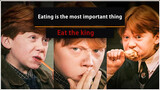Harry Potter- Ron is a a real foodie