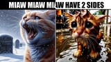 Miaw Miaw Miaw Sad Cat Ai Song Have 2 Sides...