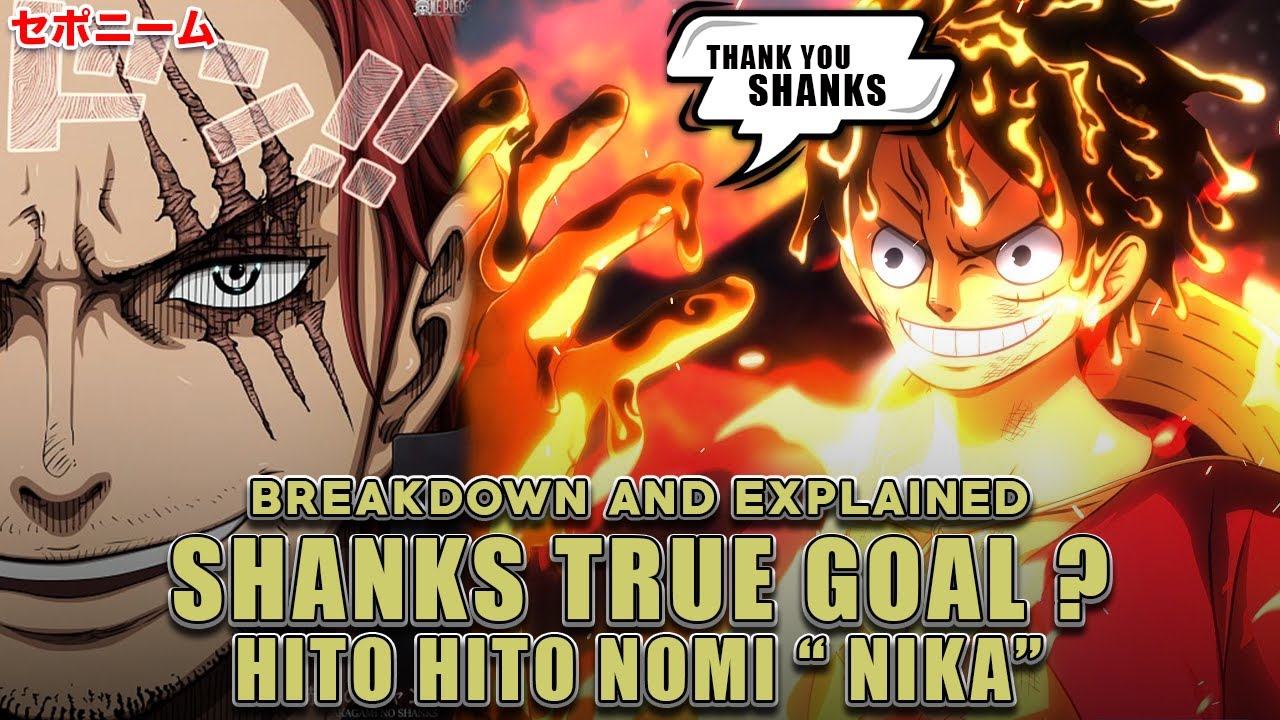 One Piece 1048 Shanks True Goals Hito Hito No Mi Nika Bilibili