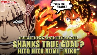 One piece 1048 + - Shanks True Goals ? ( Hito Hito No Mi " Nika )